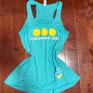 Light Blue Tennis Tank Top Size S